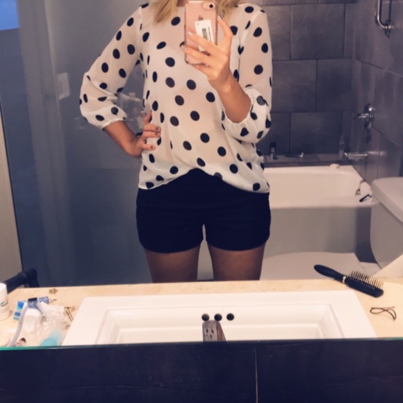Love Culture Tops - Polka Dot Blouse